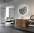ABLAZE TWILIGHT ROUND BACKLIT BATHROOM MIRROR WITH DEMISTER - mirrors-city-aus